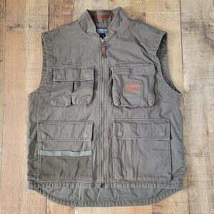 Structure USA Men's Utility Green Vest Size M